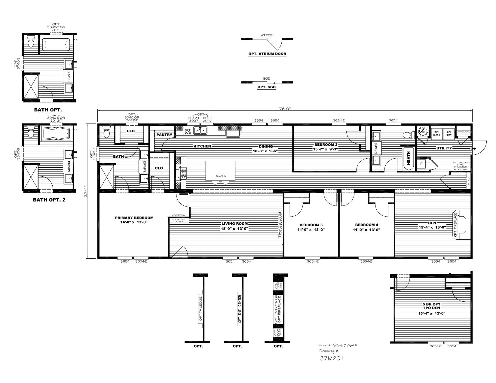 Grand Living 76 Flooplan