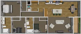 The WHOLE LOTTA LOVE Floor Plan. This Manufactured Mobile Home features 3 bedrooms and 2 baths.