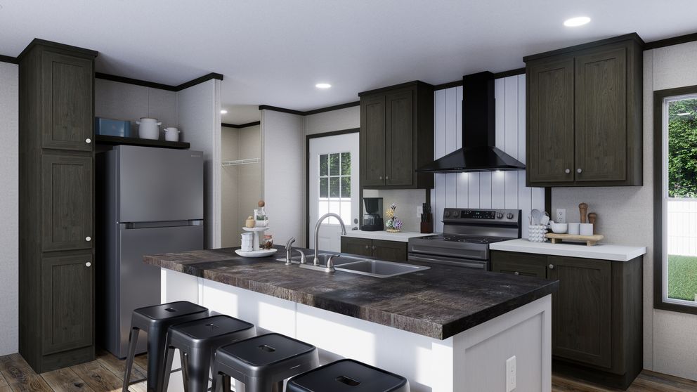 The SPARK Kitchen. This Manufactured Mobile Home features 3 bedrooms and 2 baths.