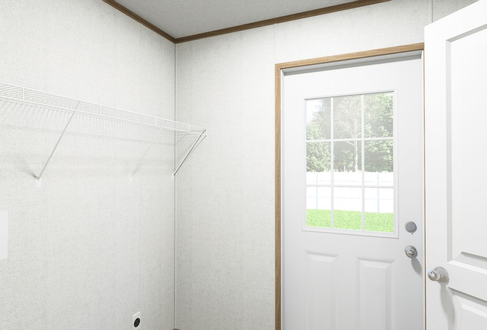 The ATLAS Utility Room. This Manufactured Mobile Home features 2 bedrooms and 2 baths.