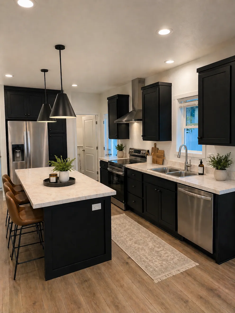 The ARIA Kitchen. This Manufactured Mobile Home features 3 bedrooms and 2 baths.