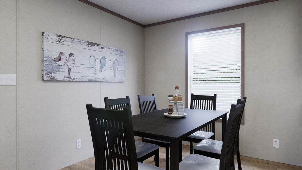 The 5228-CC51 PILLAR 52 Dining Room. This Manufactured Mobile Home features 3 bedrooms and 2 baths.