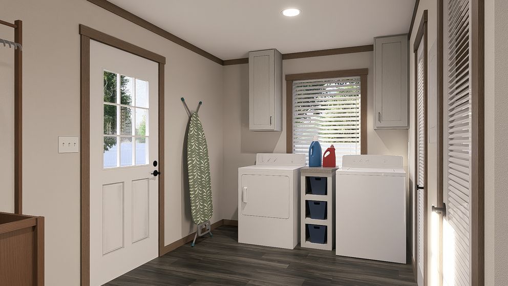 The EMILIE ELITE Utility Room. This Manufactured Mobile Home features 3 bedrooms and 2 baths.