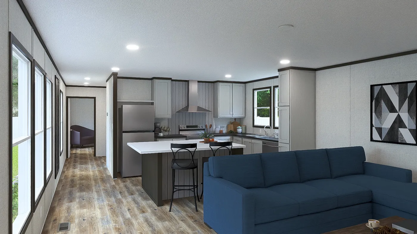 The FESTIVAL Foyer. This Manufactured Mobile Home features 3 bedrooms and 2 baths.