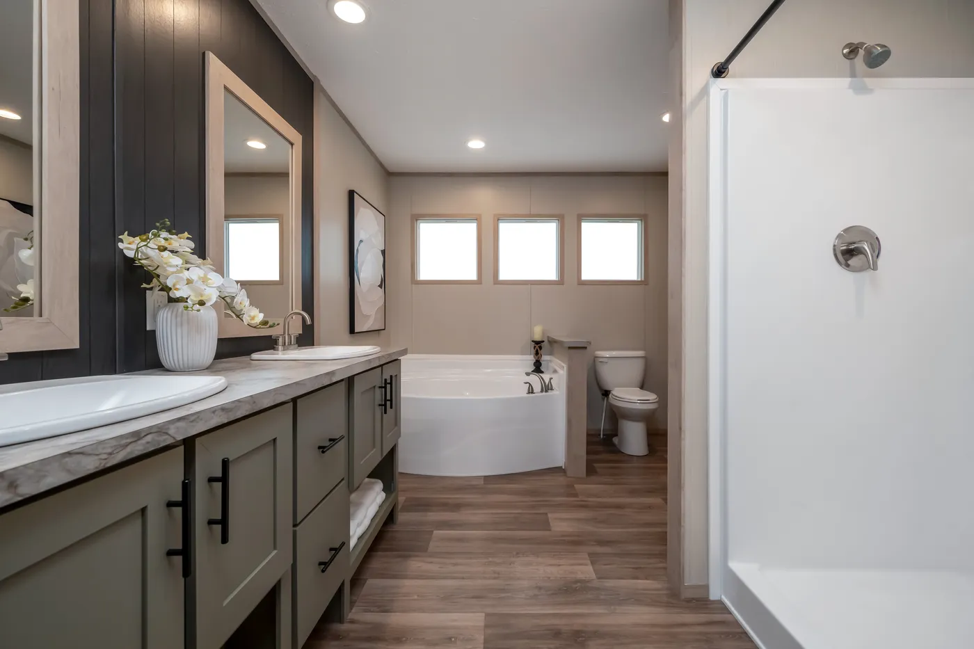 The CROCKETT Exterior. This Manufactured Mobile Home features 3 bedrooms and 2 baths.