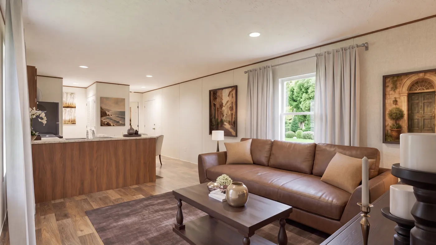 The CYPRESS Foyer. This Manufactured Mobile Home features 4 bedrooms and 2 baths.