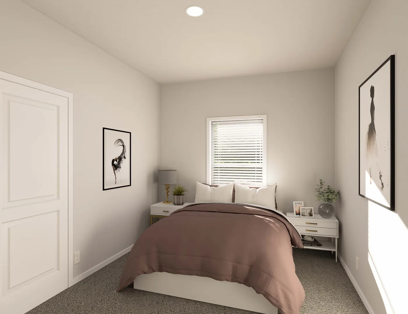 The THE BREEZE 2.5         CLAYTON Bedroom. This Manufactured Mobile Home features 4 bedrooms and 2 baths.