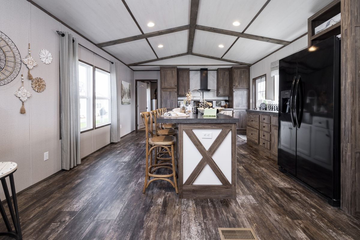The THE SURE THING Kitchen. This Manufactured Mobile Home features 3 bedrooms and 2 baths.