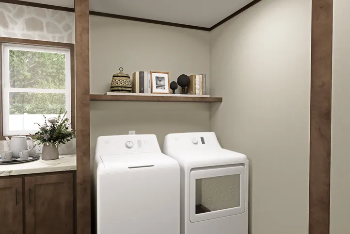 The MOROCCO Utility Room. This Manufactured Mobile Home features 4 bedrooms and 2 baths.