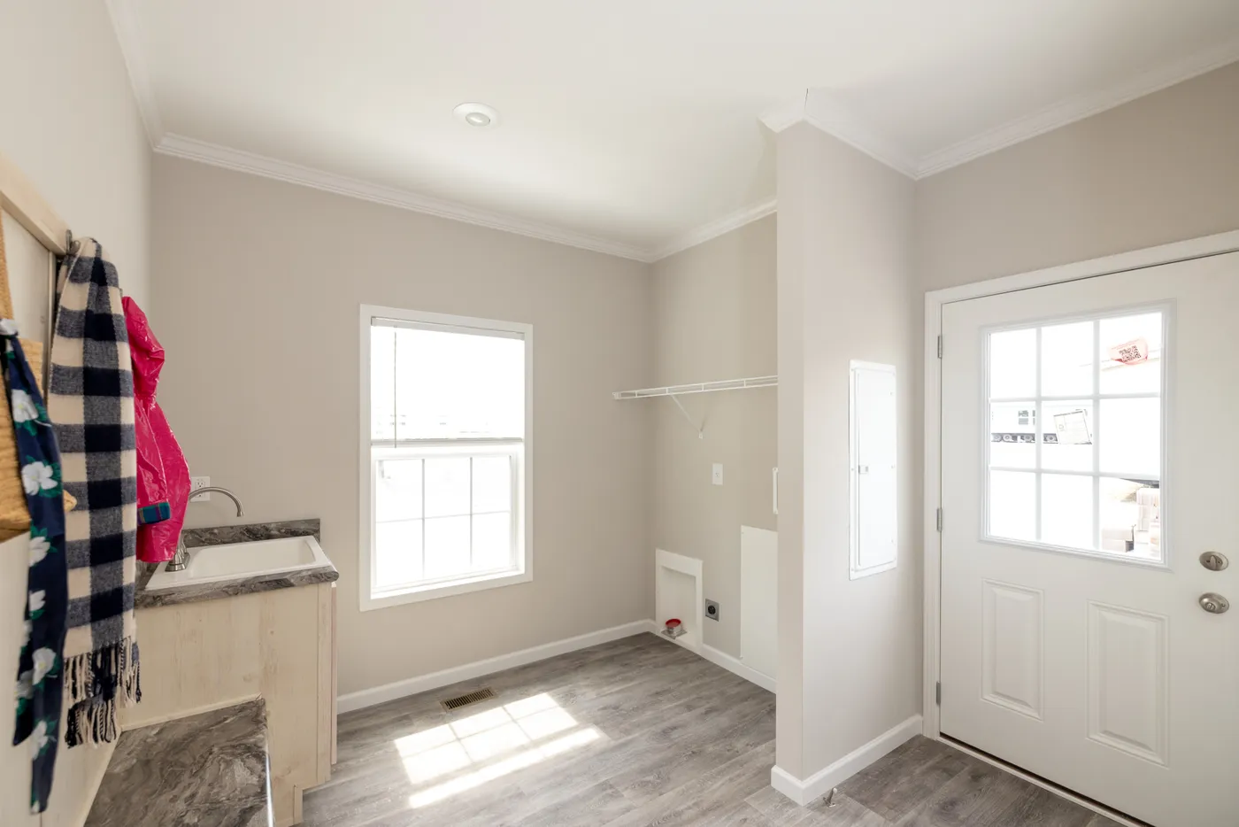 The THE ROGUE Utility Room. This Manufactured Mobile Home features 3 bedrooms and 2 baths.