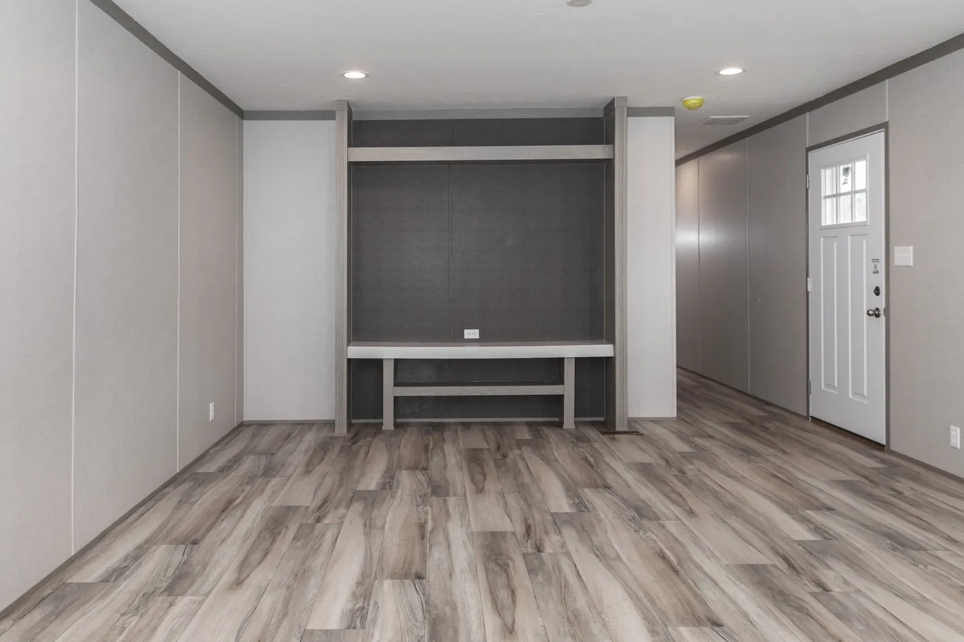 The THE PANTRY HOUSE Living Room. This Manufactured Mobile Home features 3 bedrooms and 2 baths.