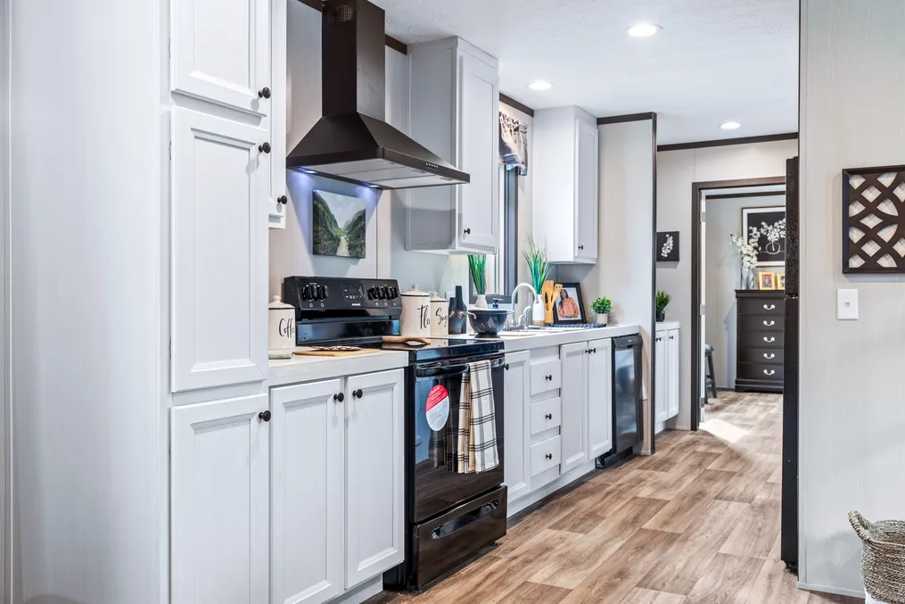 The INTUITION Kitchen. This Manufactured Mobile Home features 3 bedrooms and 2 baths.