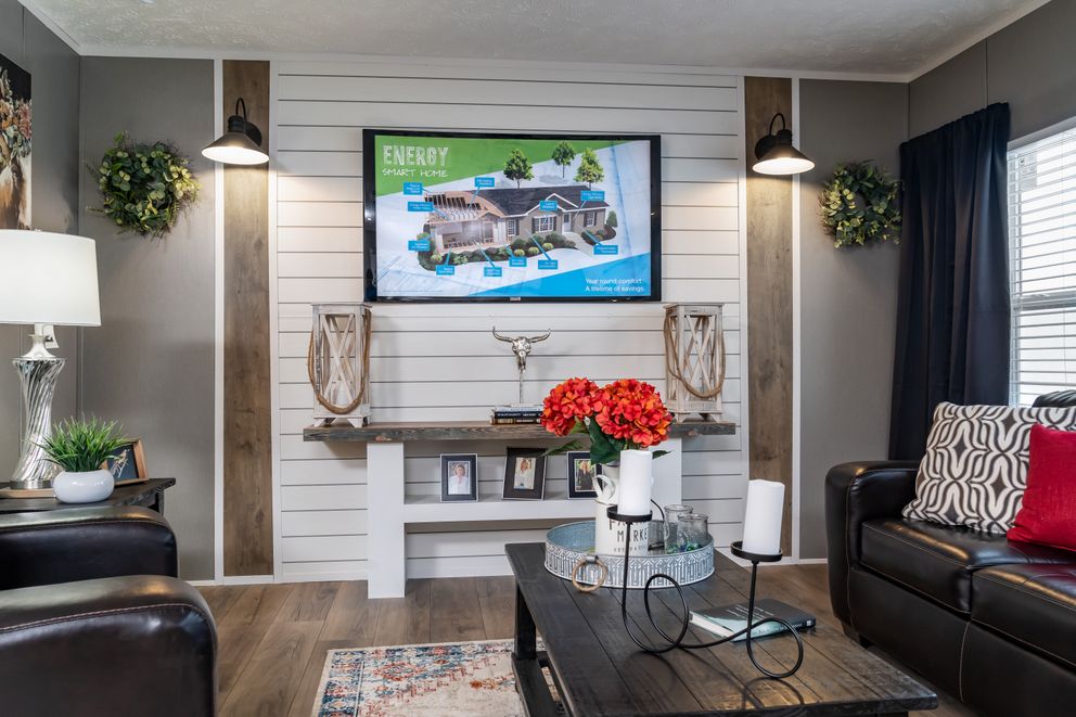 The SAVANNAH BREEZE Exterior. This Manufactured Mobile Home features 3 bedrooms and 2 baths.