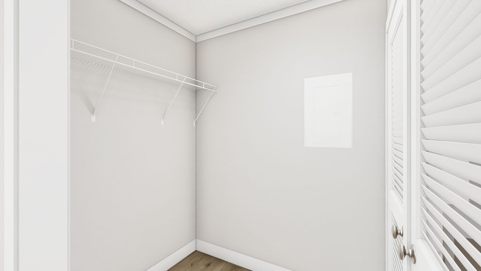 The RHYTHM NATION Utility Room. This Manufactured Mobile Home features 3 bedrooms and 2 baths.