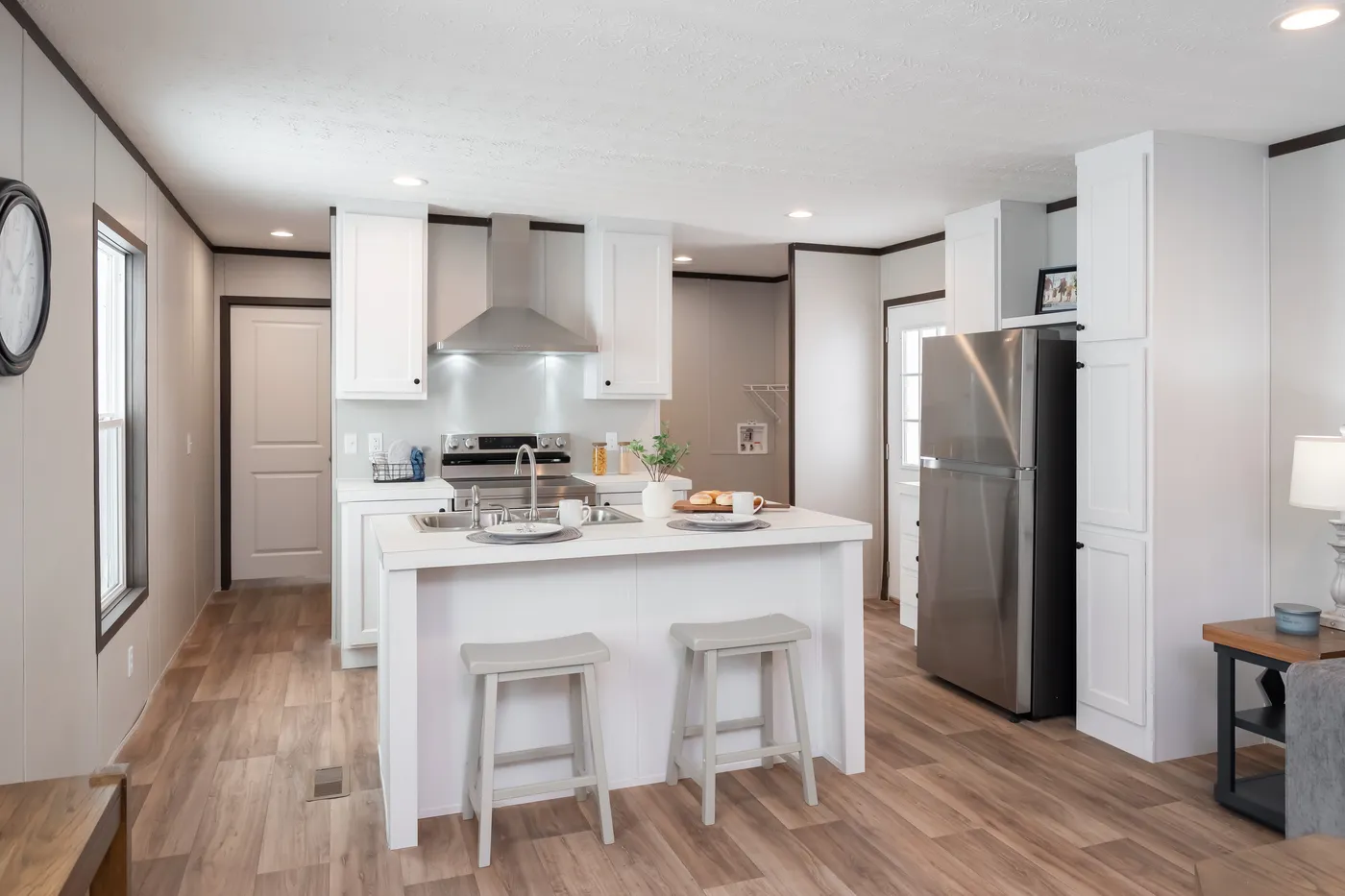 The DYNAMIC Kitchen. This Manufactured Mobile Home features 3 bedrooms and 2 baths.
