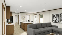The COLOSSAL Living Room. This Manufactured Mobile Home features 3 bedrooms and 2 baths.