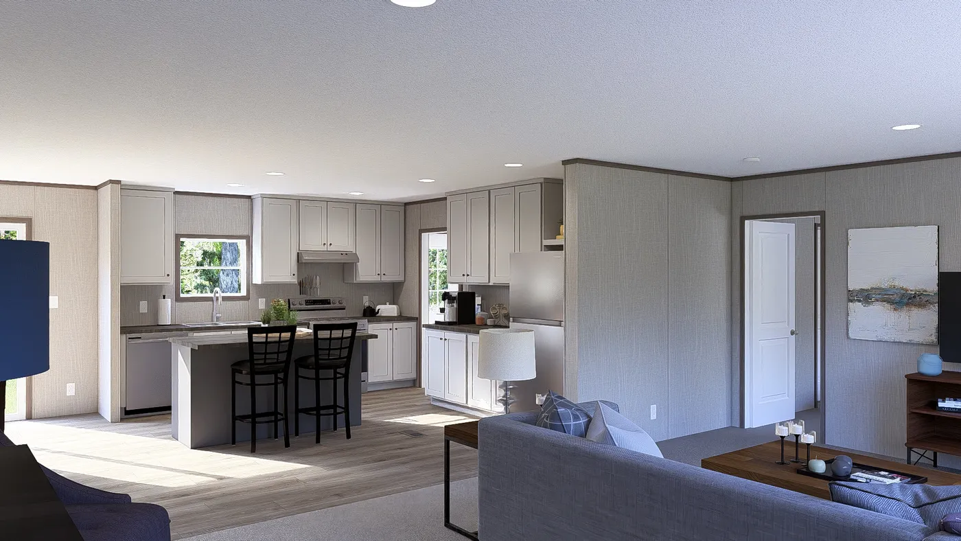 The LEGEND BIG BOY Foyer. This Manufactured Mobile Home features 4 bedrooms and 2 baths.