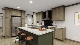 The SYDNEY Kitchen. This Manufactured Mobile Home features 3 bedrooms and 2 baths.