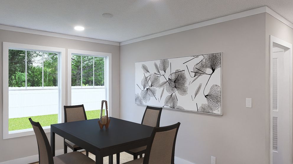 The LIMELIGHT Dining Area. This Manufactured Mobile Home features 3 bedrooms and 2 baths.