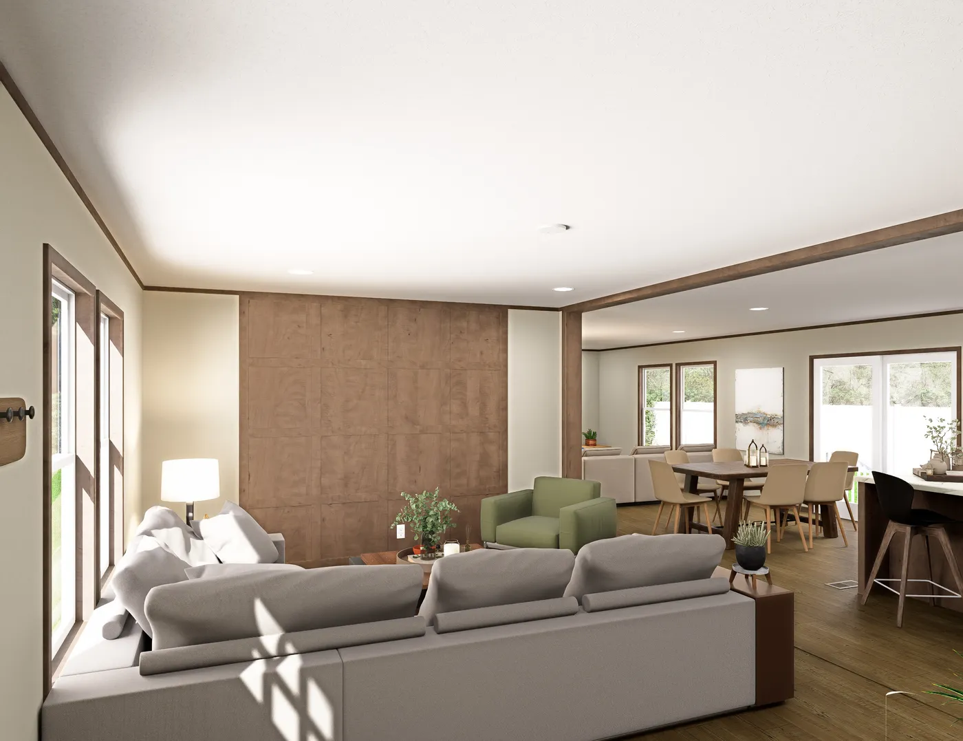 The MOROCCO Foyer. This Manufactured Mobile Home features 4 bedrooms and 2 baths.