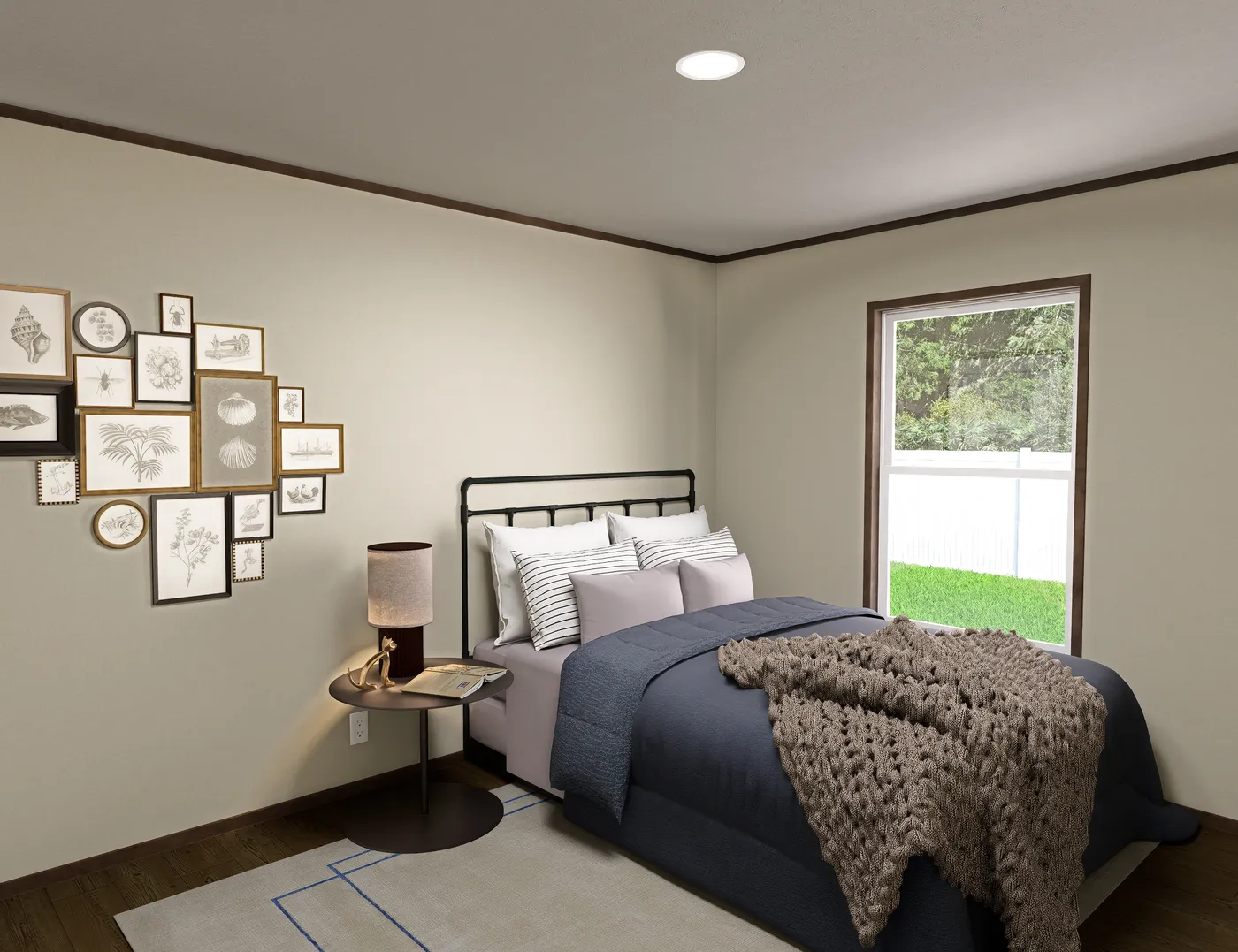 The MOROCCO Guest Bedroom. This Manufactured Mobile Home features 4 bedrooms and 2 baths.
