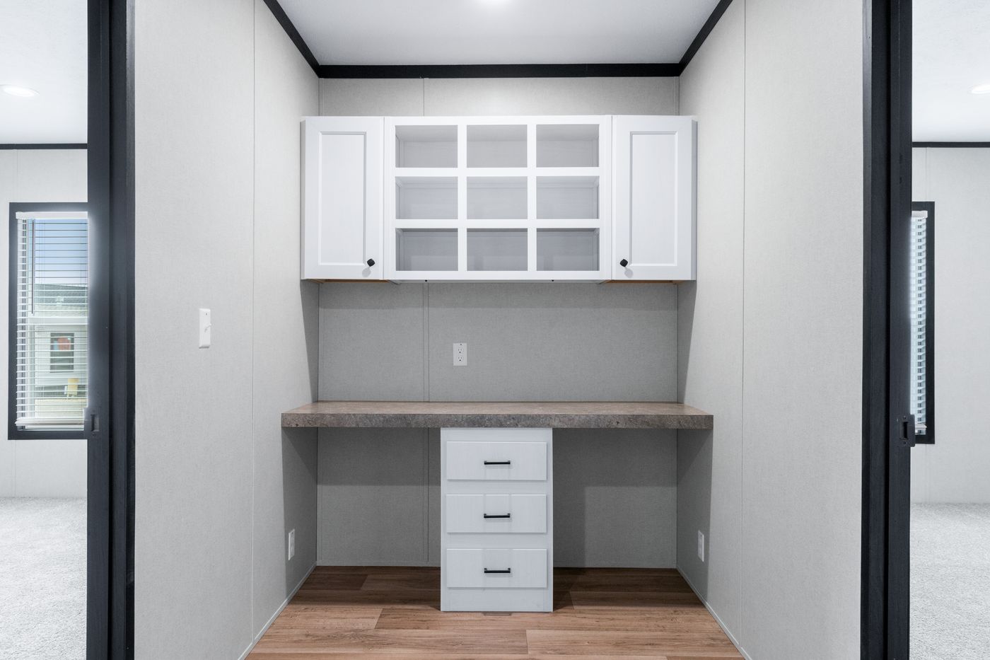 The ABSOLUTE VALUE Study Nook. This Manufactured Mobile Home features 4 bedrooms and 2 baths.