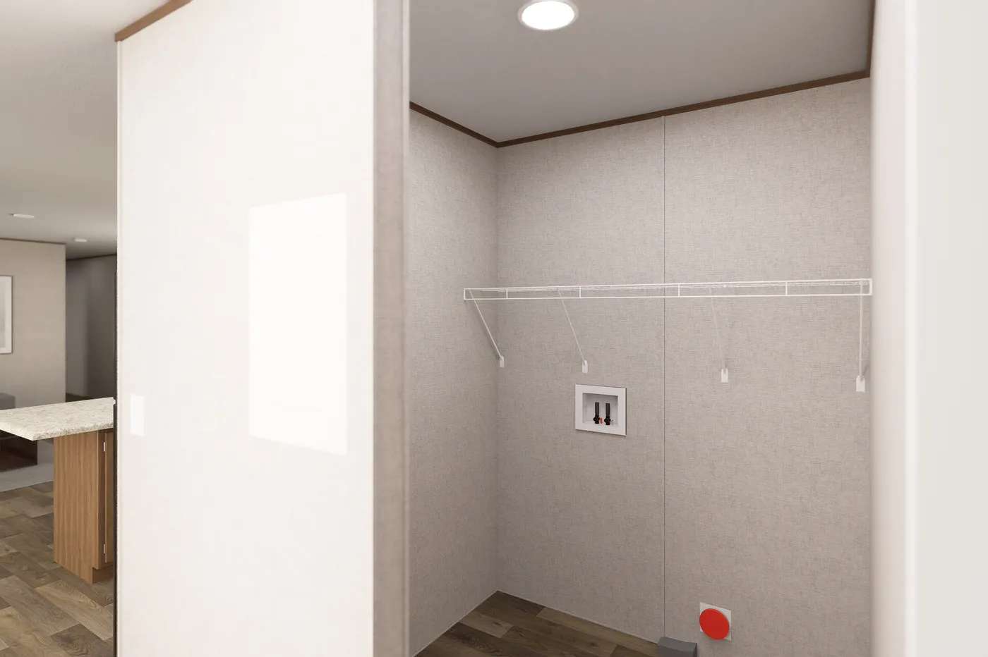 The BIRCH Utility Room. This Manufactured Mobile Home features 3 bedrooms and 2 baths.