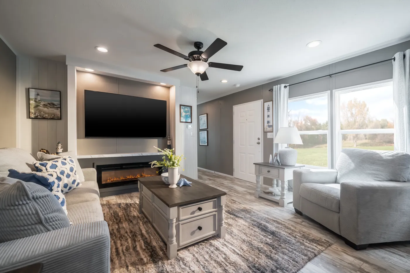 The THE DRIFTWOOD Kitchen. This Manufactured Mobile Home features 3 bedrooms and 2 baths.