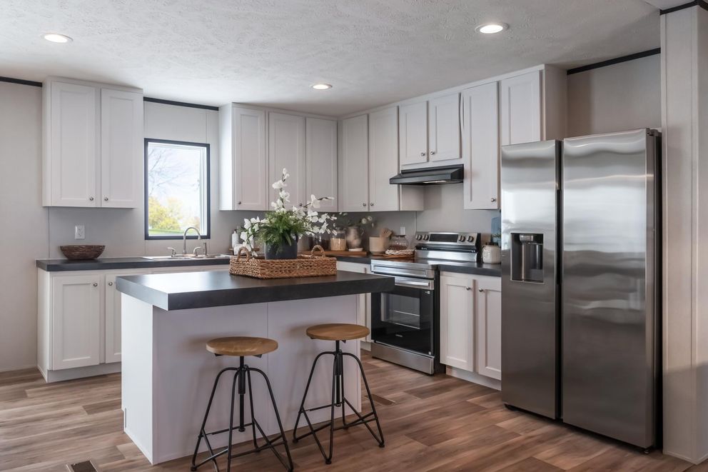 The ELEMENT Kitchen. This Manufactured Mobile Home features 3 bedrooms and 2 baths.