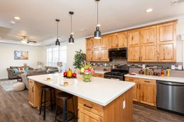 The SUM3076A Kitchen. This Manufactured Mobile Home features 4 bedrooms and 2.5 baths.