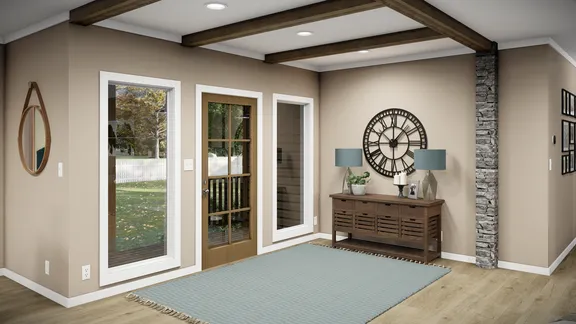 The THE BRYANT Foyer. This Manufactured Mobile Home features 4 bedrooms and 2 baths.