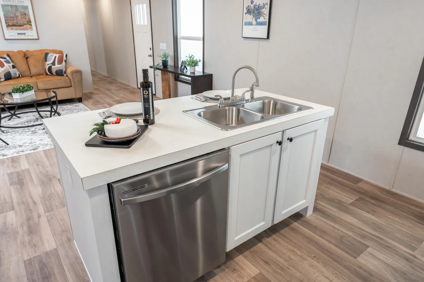 The ESSENCE Kitchen. This Manufactured Mobile Home features 3 bedrooms and 2 baths.