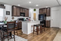 The SUNDANCE 48B Kitchen. This Manufactured Mobile Home features 3 bedrooms and 2 baths.