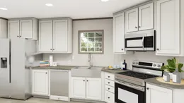 The ULTRA A-PLUS 16X76 Kitchen. This Manufactured Mobile Home features 3 bedrooms and 2 baths.