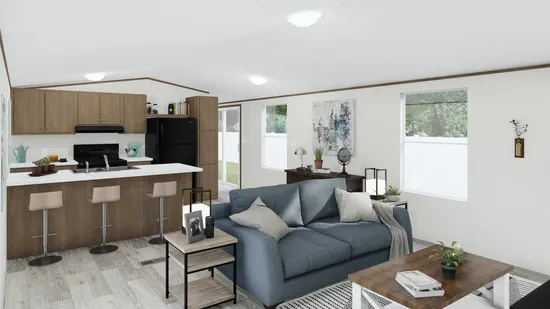 The CELEBRATION Exterior. This Manufactured Mobile Home features 3 bedrooms and 2 baths.