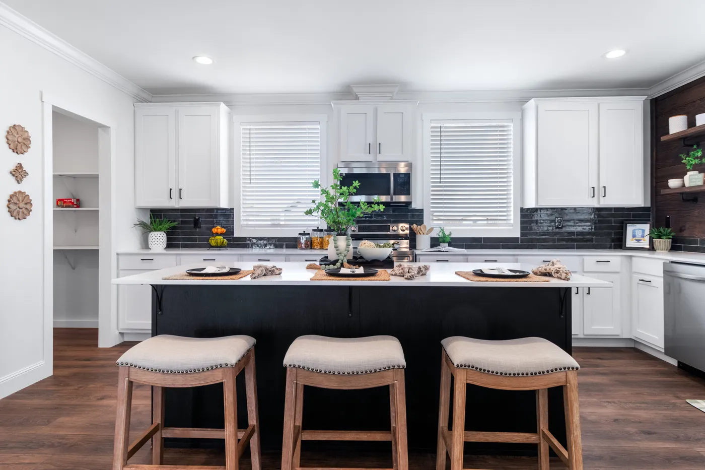 The THE SEDONA 4 Kitchen. This Manufactured Mobile Home features 4 bedrooms and 2 baths.