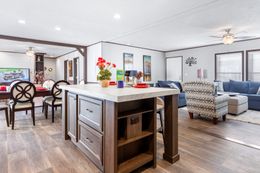The THE SUNDOWNER Kitchen. This Manufactured Mobile Home features 3 bedrooms and 2 baths.