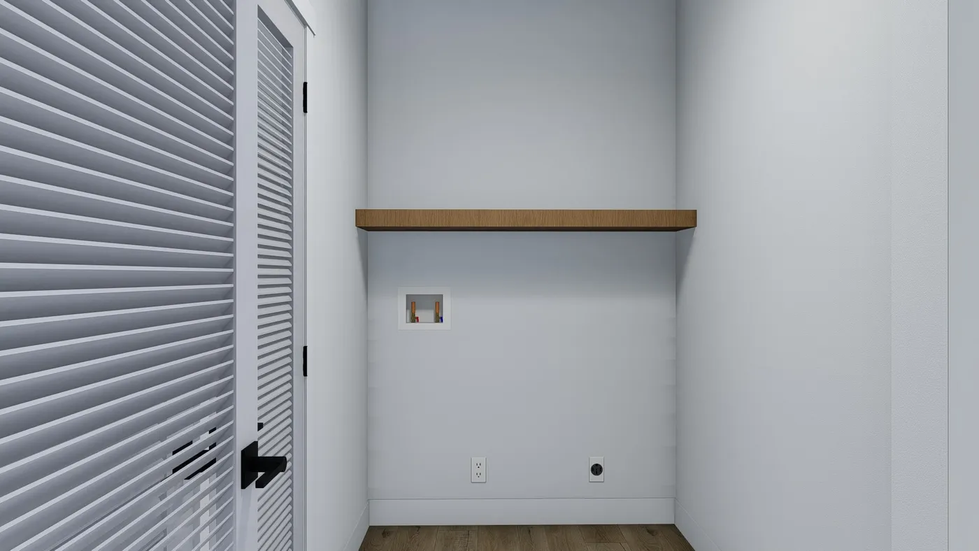The JOSHUA Utility Room. This Manufactured Mobile Home features 4 bedrooms and 2 baths.