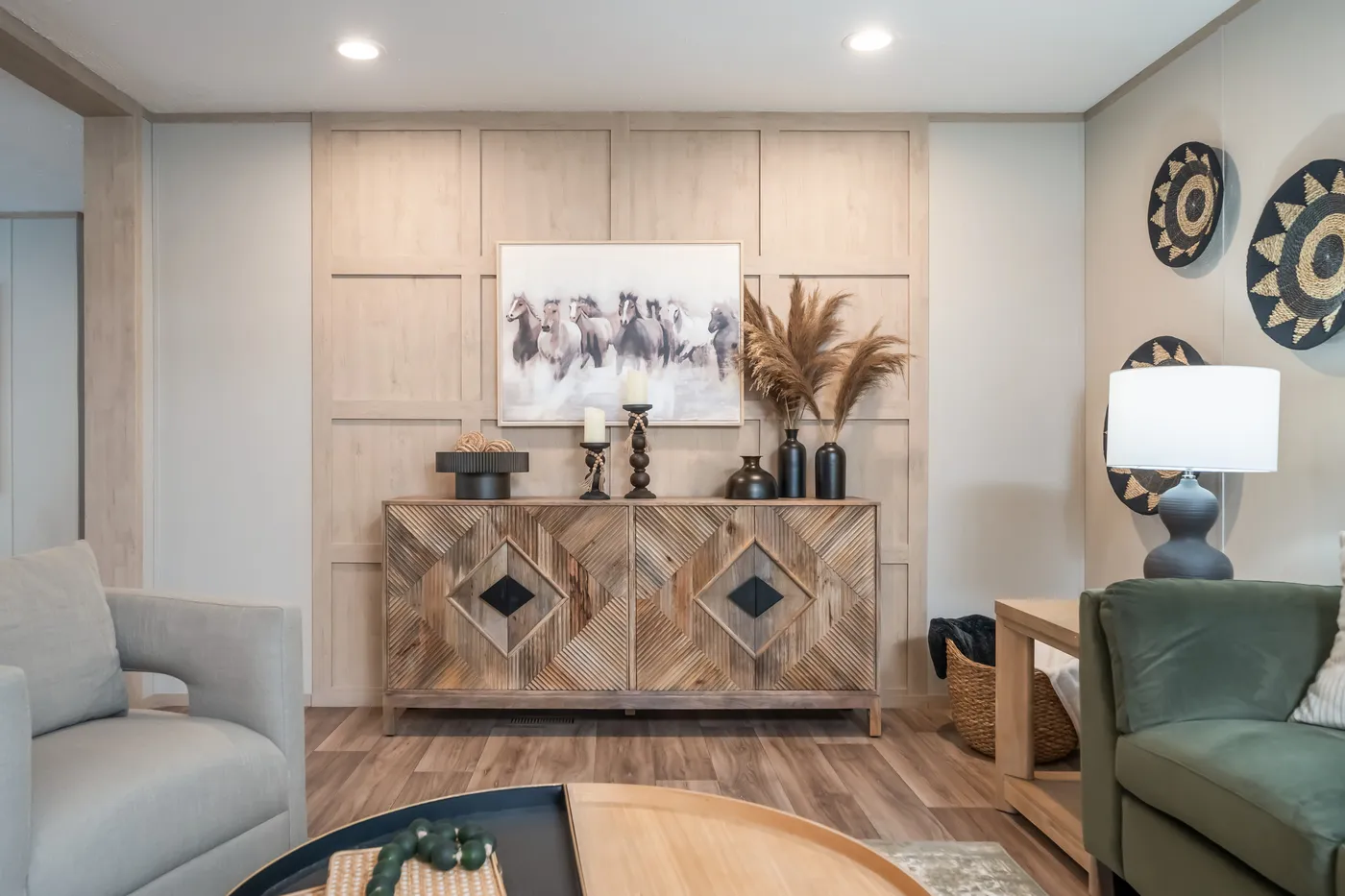 The CROCKETT Exterior. This Manufactured Mobile Home features 3 bedrooms and 2 baths.