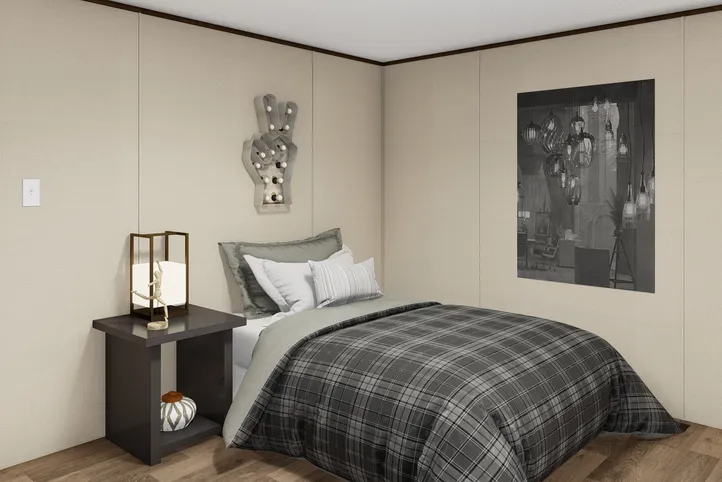 The GLORY Bedroom. This Manufactured Mobile Home features 3 bedrooms and 2 baths.