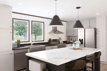 The THE RESERVE 60 Kitchen. This Manufactured Mobile Home features 3 bedrooms and 2 baths.
