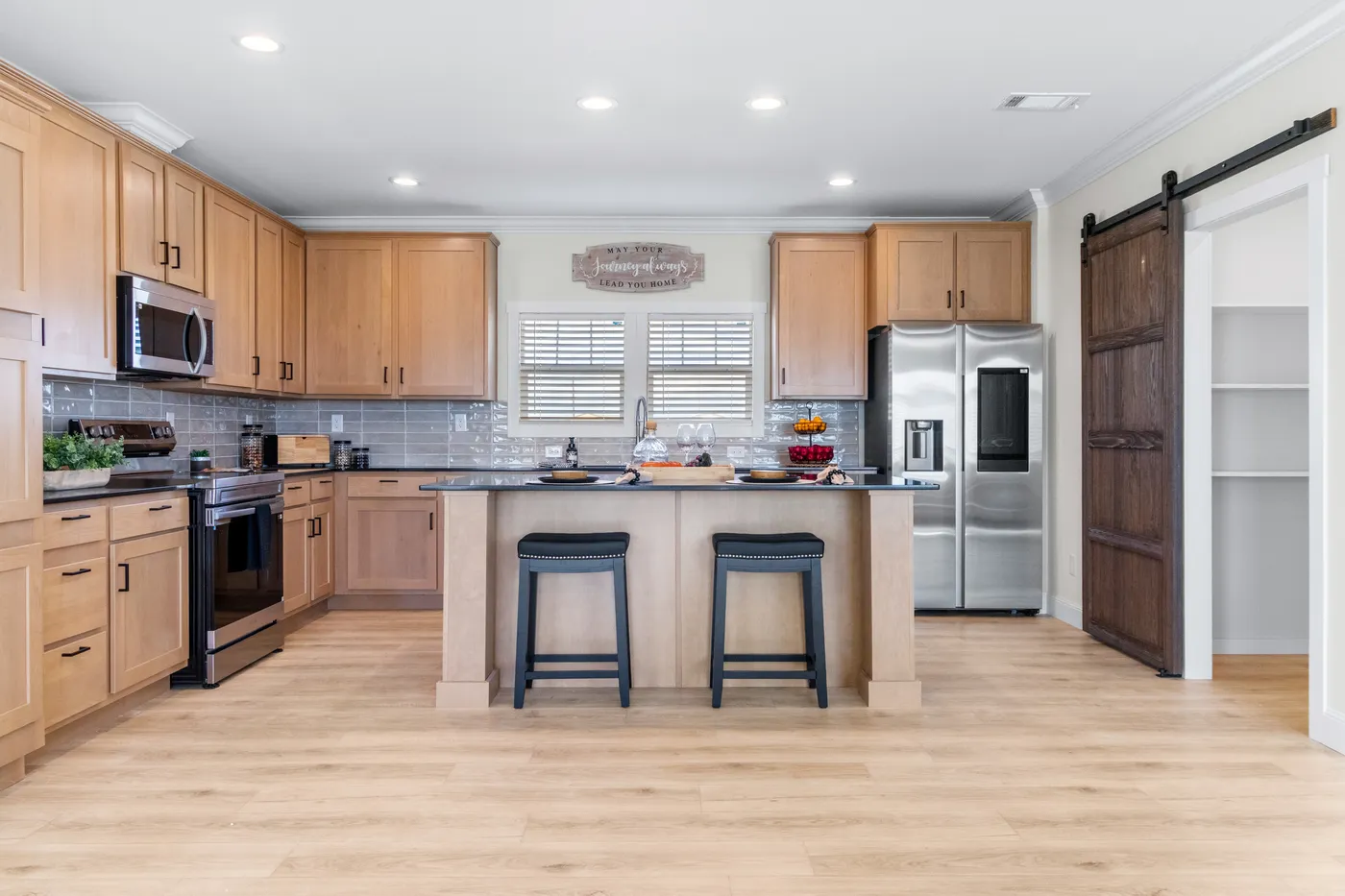 The THE DURANGO Kitchen. This Manufactured Mobile Home features 3 bedrooms and 2 baths.