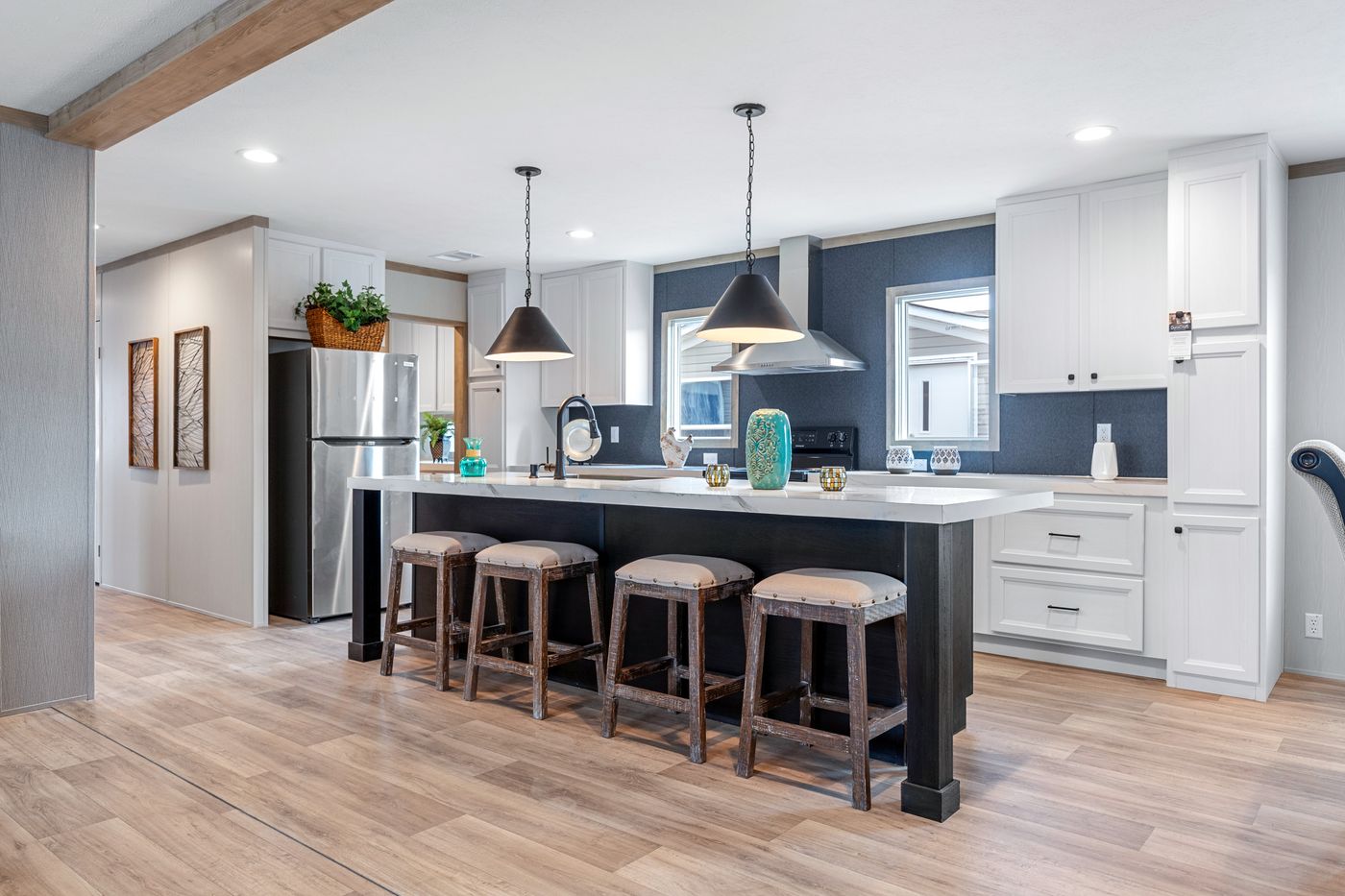 The ANATOLIA Kitchen. This Manufactured Mobile Home features 3 bedrooms and 2 baths.