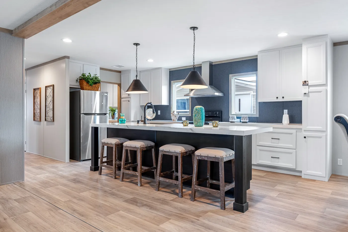 The ANATOLIA Kitchen. This Manufactured Mobile Home features 3 bedrooms and 2 baths.