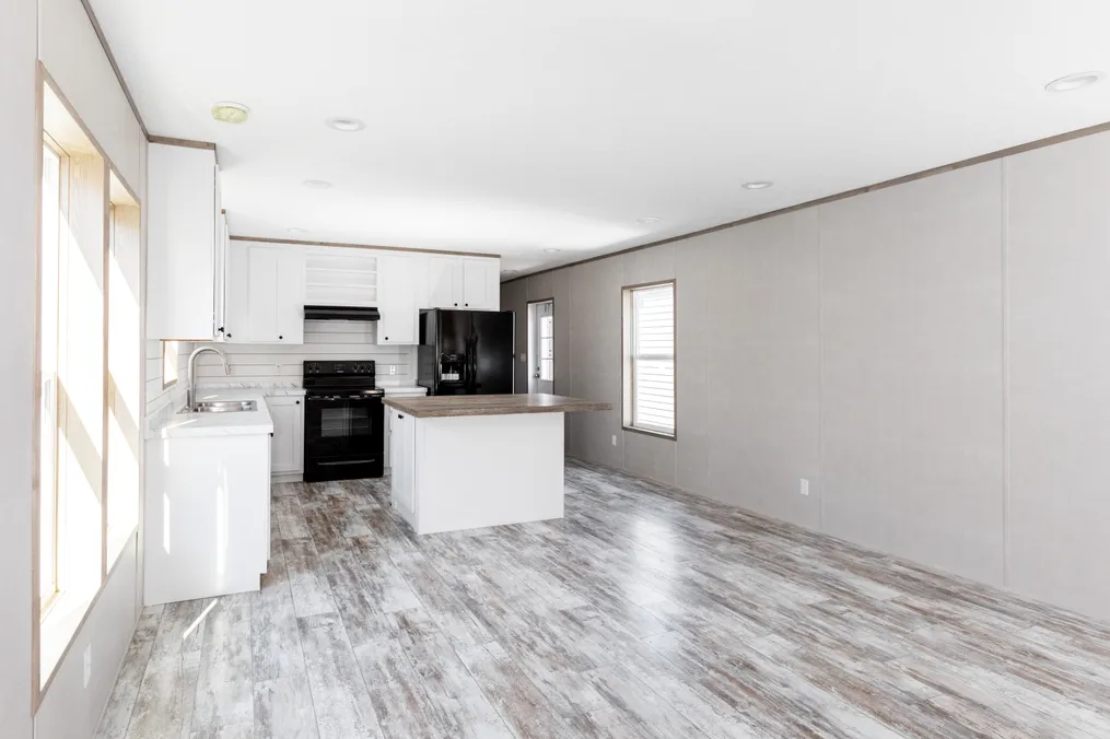 The TRUMAN Kitchen. This Manufactured Mobile Home features 4 bedrooms and 2 baths.
