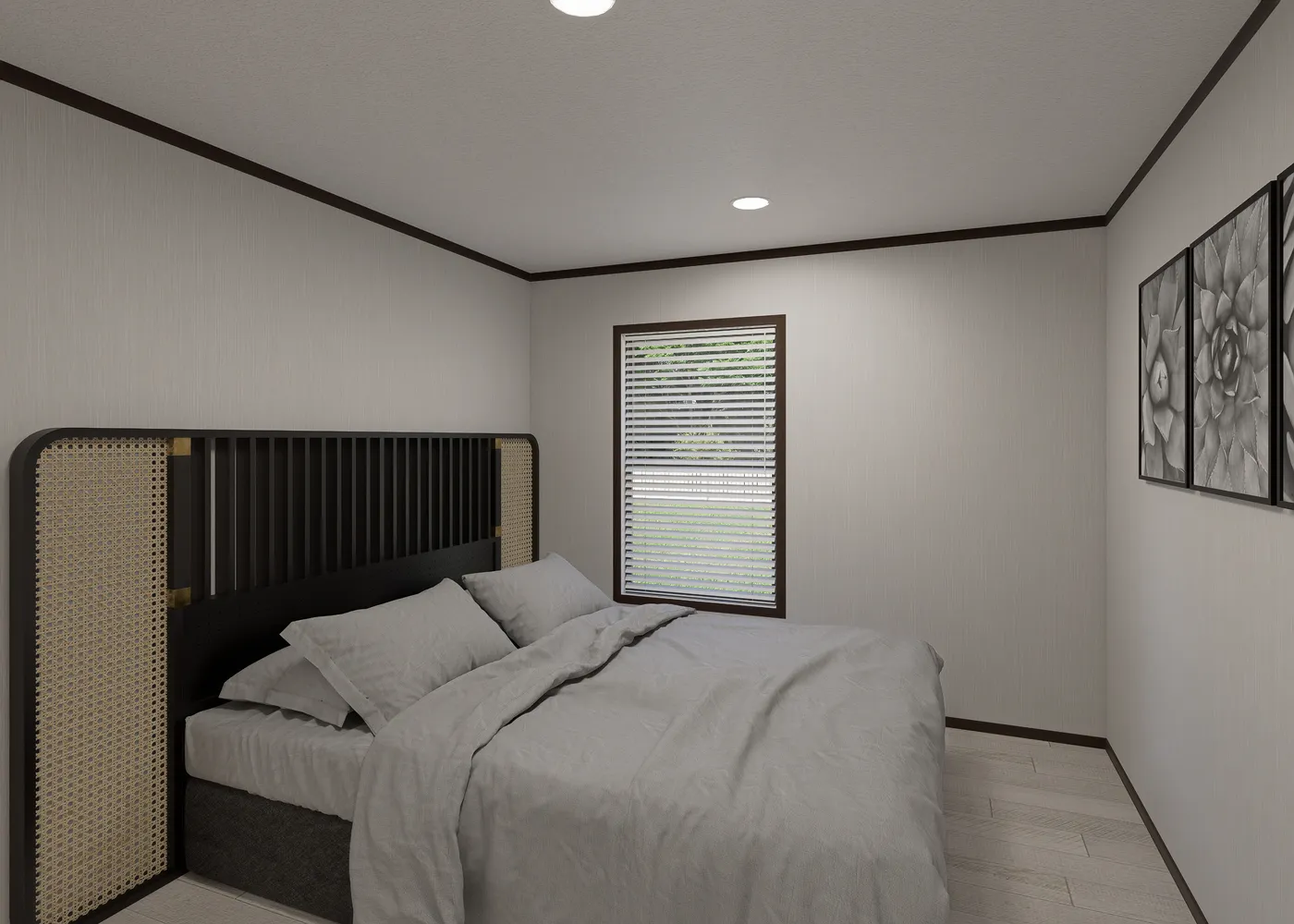The SAPPHIRE Bedroom. This Manufactured Mobile Home features 4 bedrooms and 2 baths.