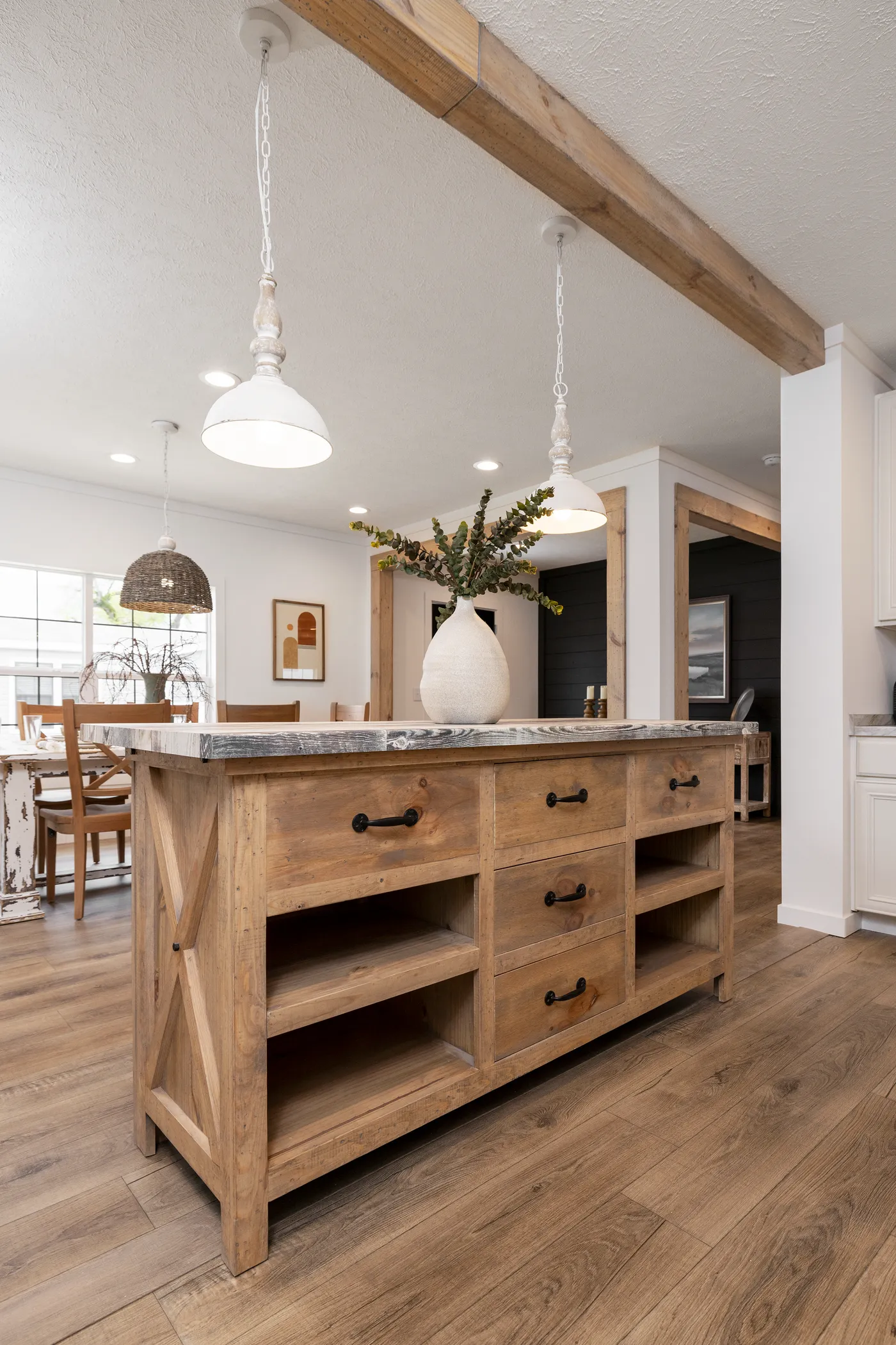 The THE ANNA FAE Kitchen. This Manufactured Mobile Home features 3 bedrooms and 2 baths.