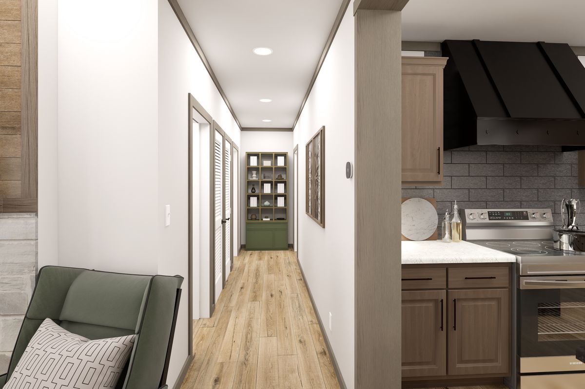 The EASY LIVIN' Foyer. This Manufactured Mobile Home features 3 bedrooms and 2 baths.
