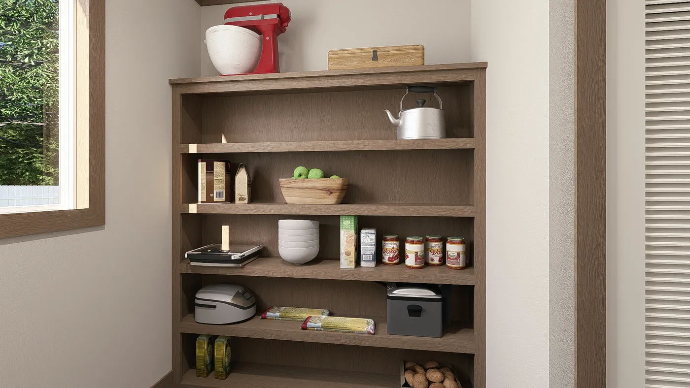 The LIZZIE Flex. This Manufactured Mobile Home features 3 bedrooms and 2 baths.