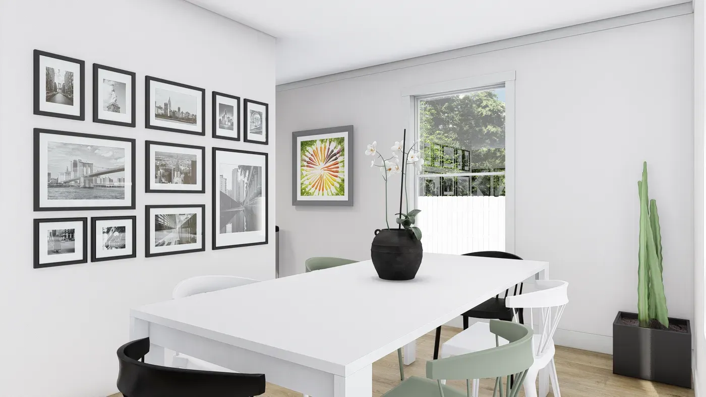 The STAYIN' ALIVE Dining Room. This Manufactured Mobile Home features 3 bedrooms and 2 baths.